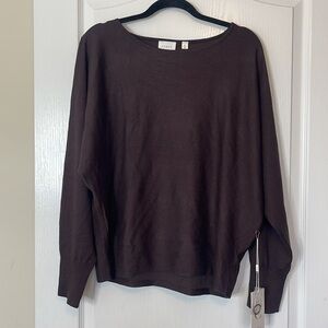 Cyrus Brown Scoop Neckline Sweater XL